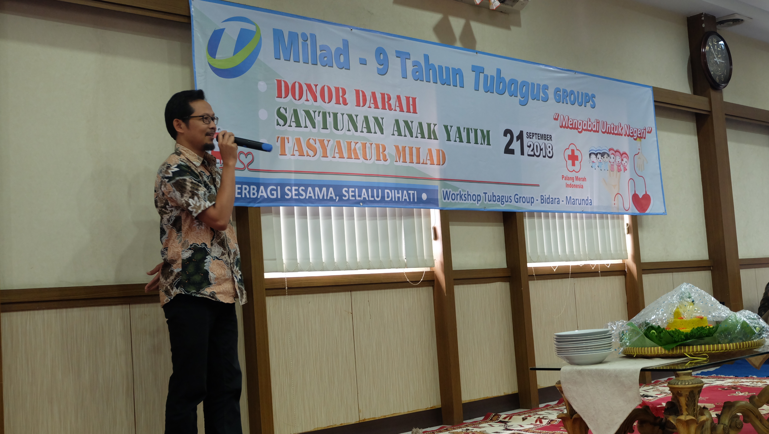 Sambutan Acara oleh Bpk. Soeroyo